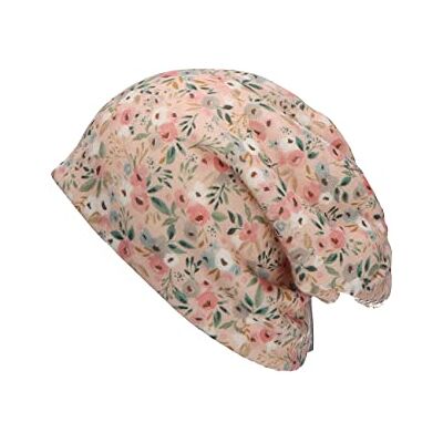 Sterntaler Slouch-beanie blommor mössa, rosa, 49 Sterntaler Slouch-beanie blommor mössa, rosa, 49