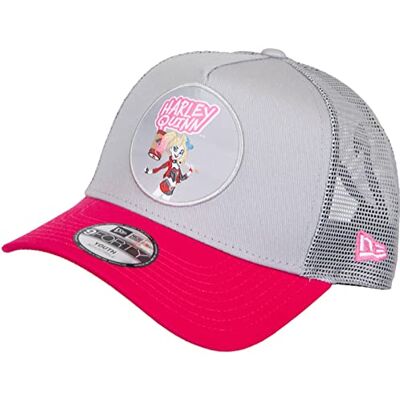 New Era Harley Quinn DC Comics Comic Kids Trucker Snapback Cap Färg Grå New Era Harley Quinn DC Comics Comic Kids Trucker Snapback Cap Färg Grå