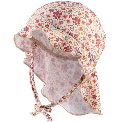 Sterntaler Unisex solhatt blommor beanie-mössa, ecru, 49 Sterntaler Unisex solhatt blommor beanie-mössa, ecru, 49