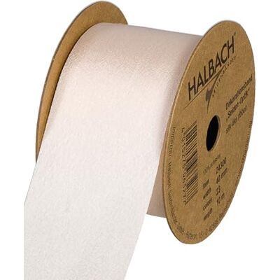 Halbach sidenband presentband band med diskret sidenglans, sidenutseende (vegan), rosa, bredd 40 cm längd 10 m Halbach sidenband presentband band med diskret sidenglans, sidenutseende (vegan), rosa, bredd 40 cm längd 10 m