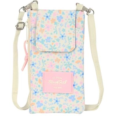 Blackfit8 Blossom Plånbok, Standard mobiltelefonplånbok, bekväm och mångsidig, kvalitet och styrka, 19 x 10 cm, pastellfärg, Tårta, Estándar, tillfällig Blackfit8 Blossom Plånbok, Standard mobiltelefonplånbok, bekväm och mångsidig, kvalitet och styrka, 19 x 10 cm, pastellfärg, Tårta, Estándar, tillfällig