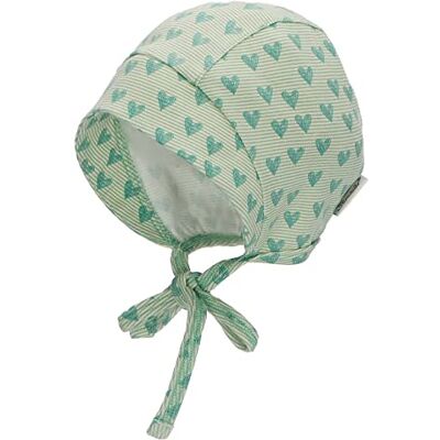 Sterntaler Flicka Häubchen Herzen hatt, Grün, 45 Sterntaler Flicka Häubchen Herzen hatt, Grün, 45