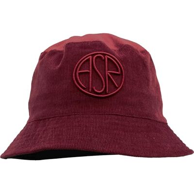 AS Roma IMMA ASR Reversible Velvet Bucket Hat Burgundy Unisex Fiskarhatt Vuxen AS Roma IMMA ASR Reversible Velvet Bucket Hat Burgundy Unisex Fiskarhatt Vuxen