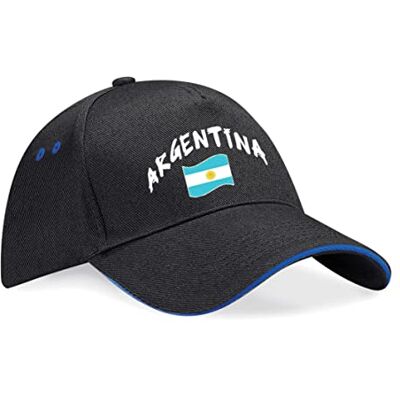 Supportershop Argentinsk keps, svart, One size Supportershop Argentinsk keps, svart, One size