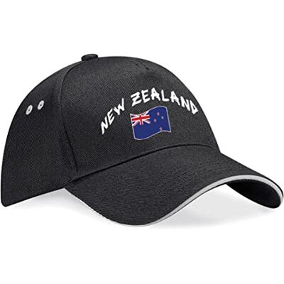 Supportershop Keps från Nya Zeeland, svart, One size Supportershop Keps från Nya Zeeland, svart, One size