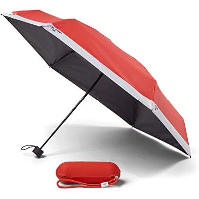 Copenhagen Design Pantone Umbrella Travel foldable in Box with keychainstrap, Red Copenhagen Design Pantone Umbrella Travel foldable in Box with keychainstrap, Red