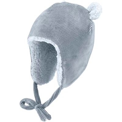 Sterntaler Unisex inkamössa, öron utan, blå, 43 Sterntaler Unisex inkamössa, öron utan, blå, 43