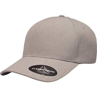 Flexfit mäns Delta sömlös kolmössa, Melange silver, L-XL Flexfit mäns Delta sömlös kolmössa, Melange silver, L-XL