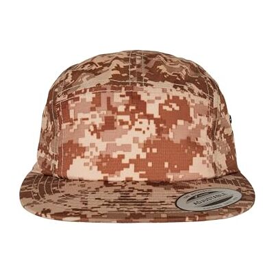 Flexfit Yupoong Unisex digital camo jockeykeps med justerbar klippstängning, kamouflagemönster mössa, justerbar storlek en storlek passar alla, Beige, one size Flexfit Yupoong Unisex digital camo jockeykeps med justerbar klippstängning, kamouflagemönster mössa, justerbar storlek en storlek passar alla, Beige, one size