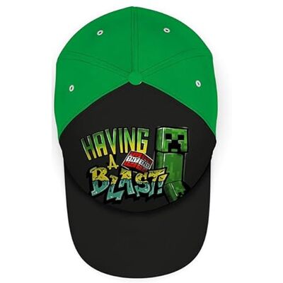 SRV Hub Minecraft ljusgrön baseballkeps för barn, sommar solskydd polyester hatt, andningsbar keps för barn gåva sport SRV Hub Minecraft ljusgrön baseballkeps för barn, sommar solskydd polyester hatt, andningsbar keps för barn gåva sport