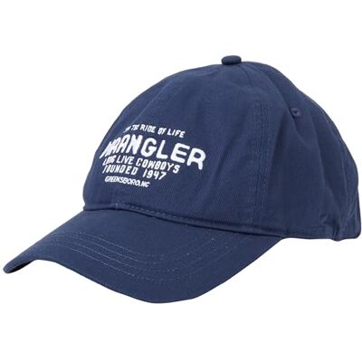Wrangler herrlogotyp baseballkeps, Marinblått Xsp, en storlek Wrangler herrlogotyp baseballkeps, Marinblått Xsp, en storlek