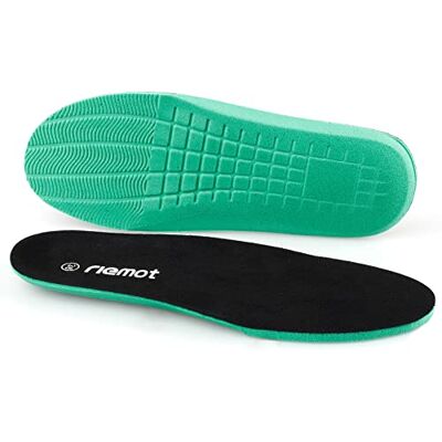 riemot Komfort Inläggssulor för Sneakers, Vardagsskor och Lätta Stövlar, Tunna och Bekväma, Mjuka Dämpande Inlägg, Maskintvättbara, Kan Klippas, Passar Herr och Dam,Svart EU 45 riemot Komfort Inläggssulor för Sneakers, Vardagsskor och Lätta Stövlar, Tunna och Bekväma, Mjuka Dämpande Inlägg, Maskintvättbara, Kan Klippas, Passar Herr och Dam,Svart EU 45