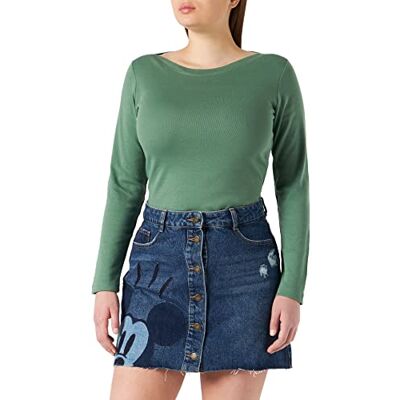 Desigual Damer FAL_Musse Pa Rock, blå, 40 Desigual Damer FAL_Musse Pa Rock, blå, 40