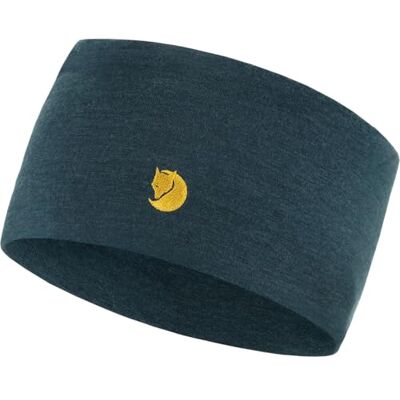 Fjällräven Unisex bergsdagar merino pannband, fjällblå, L/XL Fjällräven Unisex bergsdagar merino pannband, fjällblå, L/XL