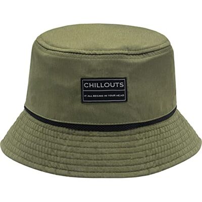 CHILLOUTS Unisex Tivoli-hatt hatt, Oliv, L-XL CHILLOUTS Unisex Tivoli-hatt hatt, Oliv, L-XL