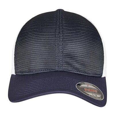 Flexfit Unisex basebollkeps, Marinblå/vit, S/M Flexfit Unisex basebollkeps, Marinblå/vit, S/M
