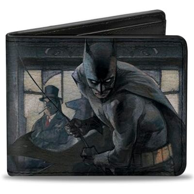 Buckle-Down Buckle Down Bifold plånbok för män Batman dubbelvikt, 4,0 x 3,5 Buckle-Down Buckle Down Bifold plånbok för män Batman dubbelvikt, 4,0 x 3,5