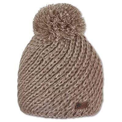 Sterntaler Unisex barn stickad tofs med fleecefoder mössa, BRUN, 51 Sterntaler Unisex barn stickad tofs med fleecefoder mössa, BRUN, 51