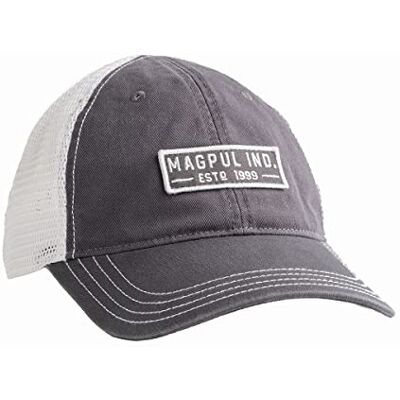 Magpul truckerkeps snapback basebollkeps, en storlek passar, Etablerat plagg tvättat kol/vit, one size Magpul truckerkeps snapback basebollkeps, en storlek passar, Etablerat plagg tvättat kol/vit, one size