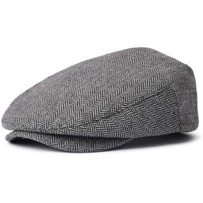 BRIXTON Unisex Hooligan Snap Cap tidningsmössa, Grå/svart, S BRIXTON Unisex Hooligan Snap Cap tidningsmössa, Grå/svart, S