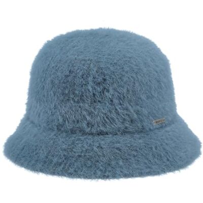 Barts Lätt blå fuskpäls bucket hatt, dam, en storlek, Blå, one size Barts Lätt blå fuskpäls bucket hatt, dam, en storlek, Blå, one size