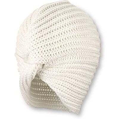 Sterntaler Flicka turbanmössa stickad mössa, ecru, 53 cm Sterntaler Flicka turbanmössa stickad mössa, ecru, 53 cm