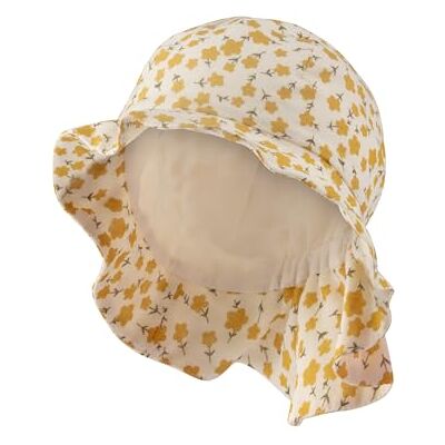 Sterntaler Flickor barn tryckt med blommor solhatt, ecru, 43 Sterntaler Flickor barn tryckt med blommor solhatt, ecru, 43
