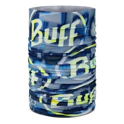 Buff CoolNet UV® flexibel halsdamask, UPF50-skydd, lätt, elastisk, återvunnet material, sport, sommar blå en storlek Buff CoolNet UV® flexibel halsdamask, UPF50-skydd, lätt, elastisk, återvunnet material, sport, sommar blå en storlek