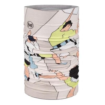 Buff CoolNet UV® flexibel halsdamask, UPF50-skydd, lätt, elastisk, återvunnet material, sport, sommarkräm en storlek Buff CoolNet UV® flexibel halsdamask, UPF50-skydd, lätt, elastisk, återvunnet material, sport, sommarkräm en storlek