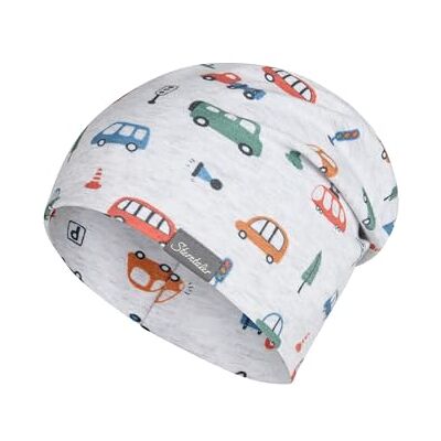 Sterntaler Beanie Fahrzeuge Mössa, Ljusgrå, 55 Unisex Barn Sterntaler Beanie Fahrzeuge Mössa, Ljusgrå, 55 Unisex Barn