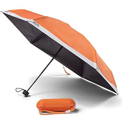 Copenhagen Design Pantone Umbrella Travel foldable in Box with keychainstrap, Orange Copenhagen Design Pantone Umbrella Travel foldable in Box with keychainstrap, Orange