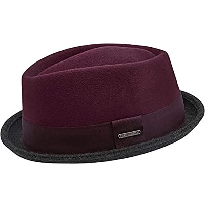 CHILLOUTS neal hat, Bordeaux/grå CHILLOUTS neal hat, Bordeaux/grå