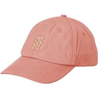 Tommy Hilfiger Mäns Th flagga mjuk keps, Korg brun, en storlek Tommy Hilfiger Mäns Th flagga mjuk keps, Korg brun, en storlek
