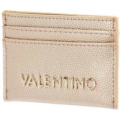 Valentino Gudomliga Credit Card Case Guld, Guld, Avslappnad Valentino Gudomliga Credit Card Case Guld, Guld, Avslappnad