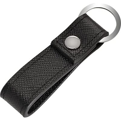 Zippo -nyckelring – Saffiano-läder – Svart – I presentask Zippo -nyckelring – Saffiano-läder – Svart – I presentask