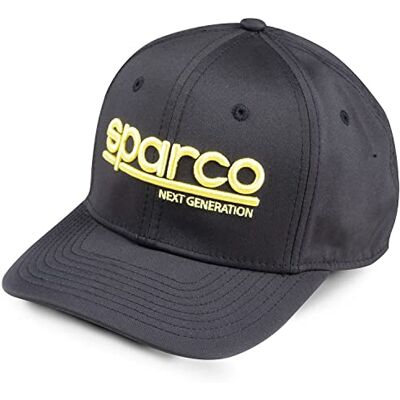 Sparco Unisex mössa Youth Nästa generation svart baseballkeps, en storlek Sparco Unisex mössa Youth Nästa generation svart baseballkeps, en storlek