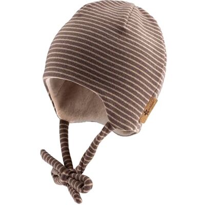 Sterntaler Beanie randig mikrofleece, Mörkgrå, 41 Sterntaler Beanie randig mikrofleece, Mörkgrå, 41