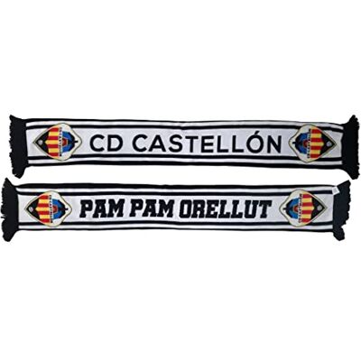 C.D. Castellon Unisex Premium Pam Orellut halsduk, vit, 140 x 20 cm, Vit C.D. Castellon Unisex Premium Pam Orellut halsduk, vit, 140 x 20 cm, Vit