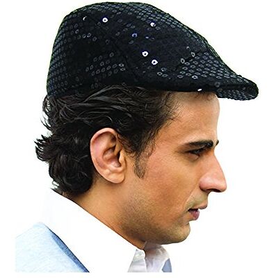 Dress Up America Newsboy Cabbie Hat för vuxna (svart) Dress Up America Newsboy Cabbie Hat för vuxna (svart)