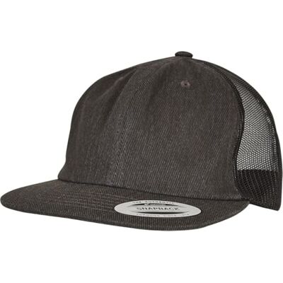 Flexfit Unisex baseballkeps denim trucker svart rå en storlek, Svart rå, En Storlek Flexfit Unisex baseballkeps denim trucker svart rå en storlek, Svart rå, En Storlek