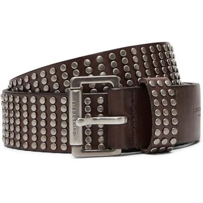 LIEBESKIND Kärleksbarn Berlin dam Studded J 38 mm bälte, konjak, konjak LIEBESKIND Kärleksbarn Berlin dam Studded J 38 mm bälte, konjak, konjak
