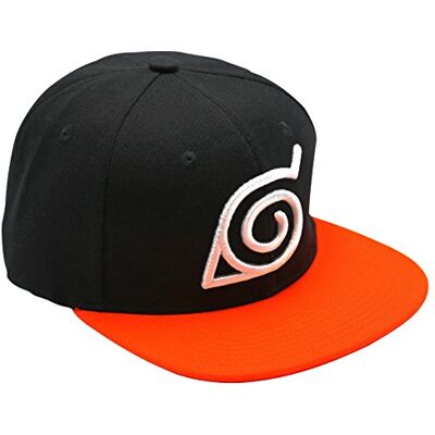 ABYstyle Naruto Shippuden Konohahatt, färg svart/orange, en storlek, ABYCAP018 ABYstyle Naruto Shippuden Konohahatt, färg svart/orange, en storlek, ABYCAP018