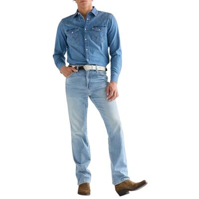 Wrangler Easy Belt Bälte, Cow, 100 cm herr Wrangler Easy Belt Bälte, Cow, 100 cm herr