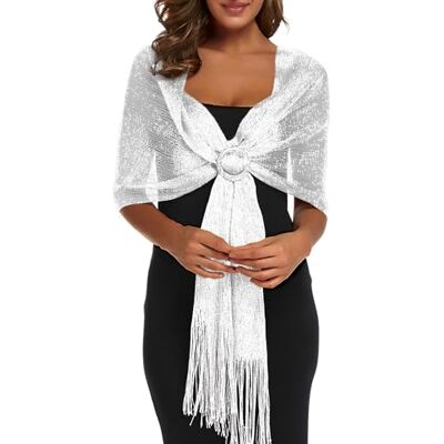 Rheane Sjalar och halsdukar för aftonklänningar, wraps, dam, med spänne, för kvällsfestklänningar och bröllopsfest Rheane Sjalar och halsdukar för aftonklänningar, wraps, dam, med spänne, för kvällsfestklänningar och bröllopsfest