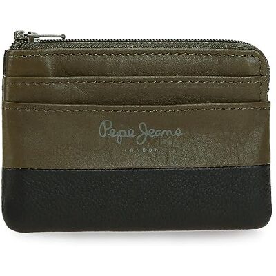Pepe Jeans Dual Plånbok Grön 11x7x1,5 cms Läder, Grön, Talla única, myntbörs Pepe Jeans Dual Plånbok Grön 11x7x1,5 cms Läder, Grön, Talla única, myntbörs