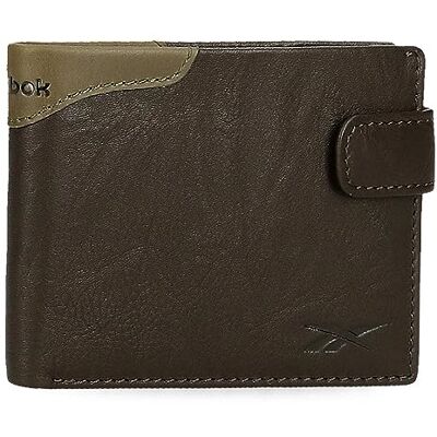 Reebok Club Horisontell plånbok med klickstängning Brun 11x8,5x1 cms Läder, Brun, Talla única, Horisontell plånbok med klickstängning Reebok Club Horisontell plånbok med klickstängning Brun 11x8,5x1 cms Läder, Brun, Talla única, Horisontell plånbok med klickstängning