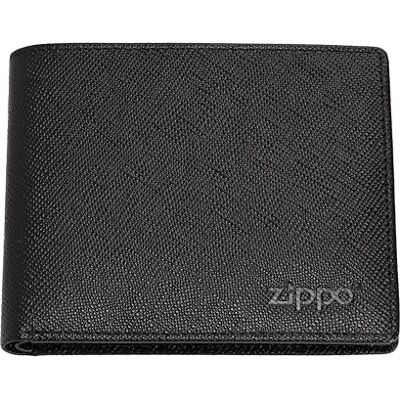 Zippo -plånbok – Saffiano-läder – Svart – Portmonnä för dam och herr– Portmonnä med RFID-skydd – Perfekt för kort och sedlar Zippo -plånbok – Saffiano-läder – Svart – Portmonnä för dam och herr– Portmonnä med RFID-skydd – Perfekt för kort och sedlar