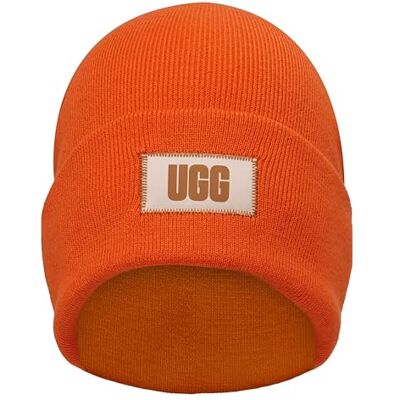 UGG Men's High Crown Beanie, Orange Soda UGG Men's High Crown Beanie, Orange Soda
