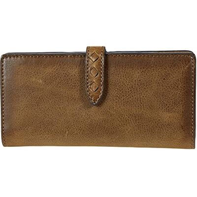 FRYE kvinnors vass smal plånbok, khaki, en storlek FRYE kvinnors vass smal plånbok, khaki, en storlek