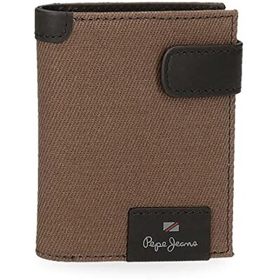 Pepe Jeans Hilltop Vertikal plånbok med klickstängning, unik, Brun, única, Vertikal plånbok med klickstängning Pepe Jeans Hilltop Vertikal plånbok med klickstängning, unik, Brun, única, Vertikal plånbok med klickstängning